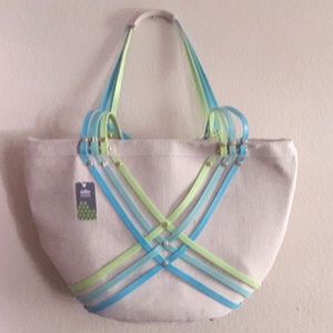 NWT Crocs Canvas Purse